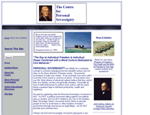 Tablet Screenshot of personalsovereignty.org